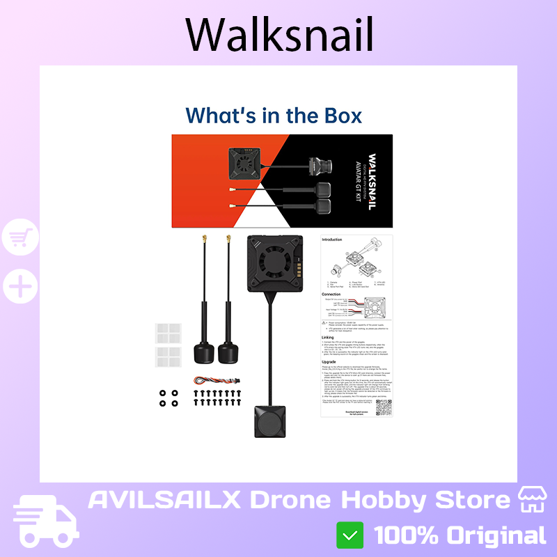 Walksnail Avatar Gt Kit 2W Vtx - Walksnail Avatar GT FPV Kiti Max