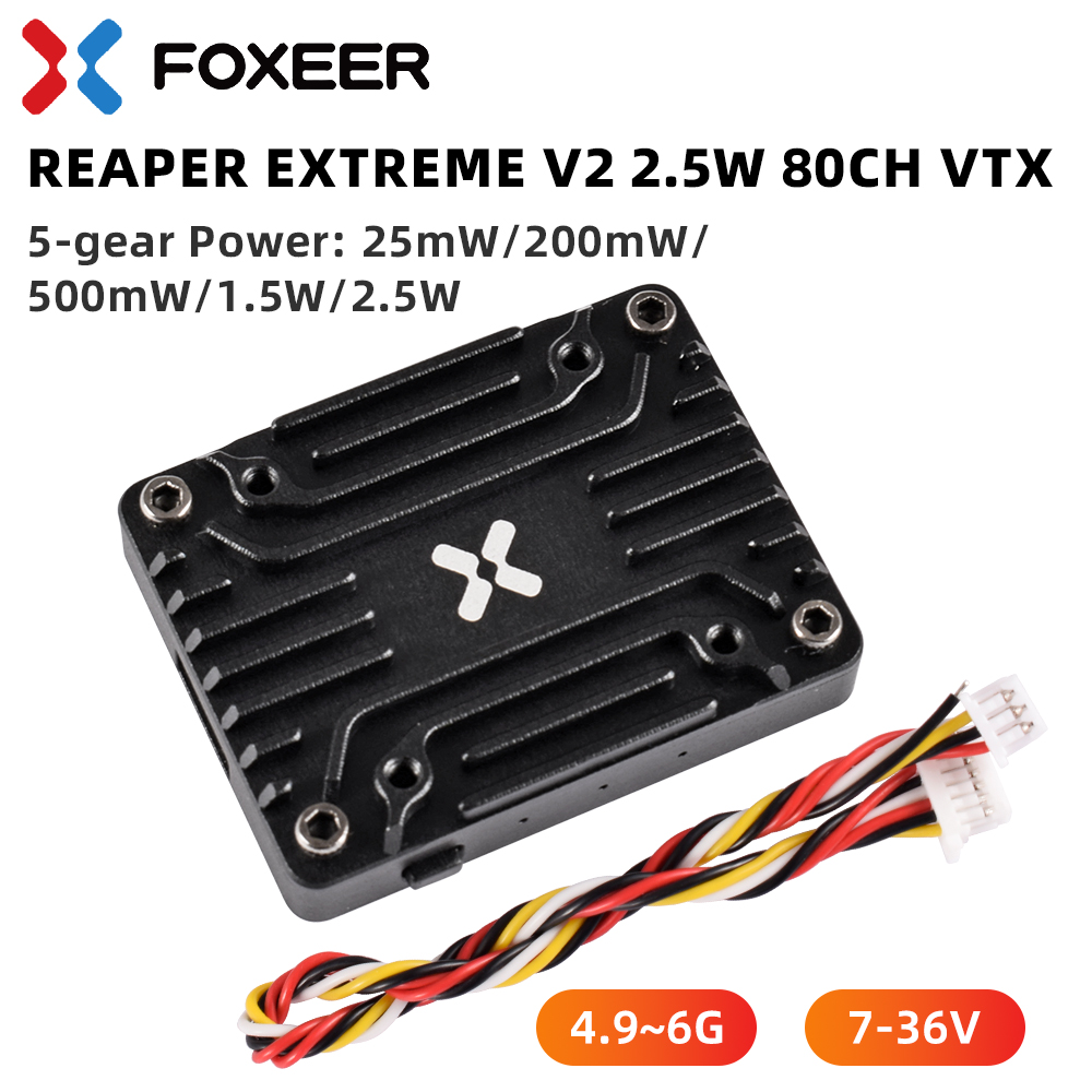 Foxeer 4.9-6G Reaper Extreme V - Foxeer Reaper Extreme 2.5W Vtx incelemesi ve fiyatı