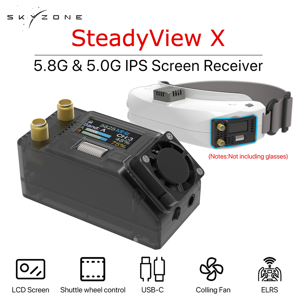 SKYZONE Steadyview X 5/5.8G Al - Skyzone Steadyview X Receiver Module incelemesi ve fiyatı
