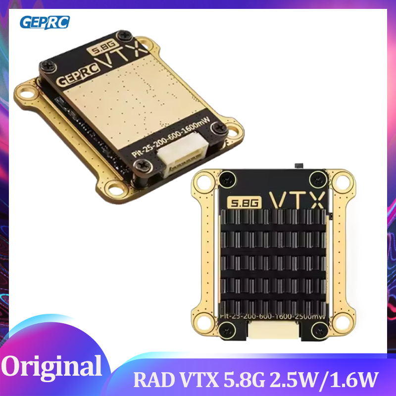 GEPRC RAD VTX 5.8G 1.6W 2.5W 4 - Geprc Rad Vtx 5.8G 2.5W incelemesi ve fiyatı