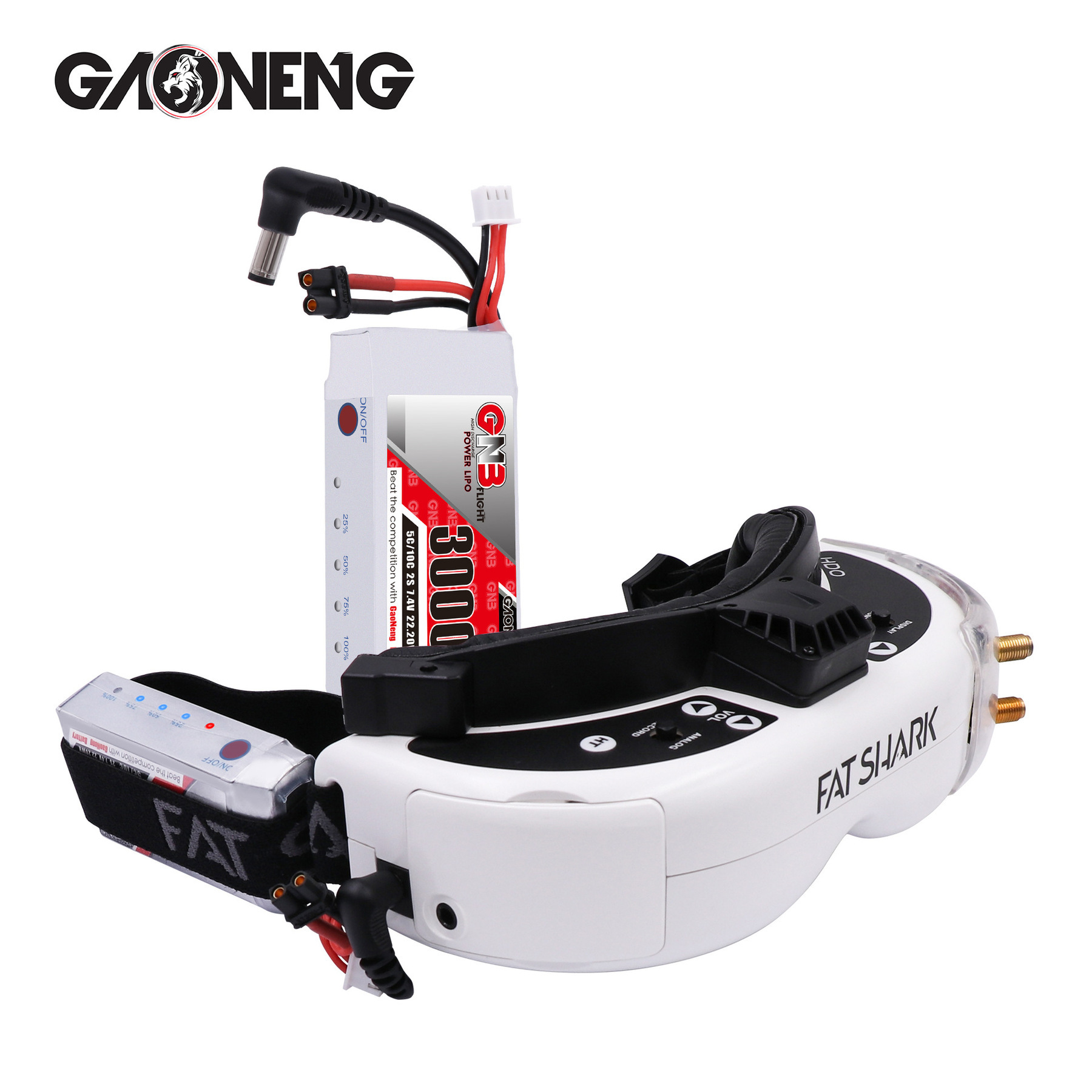 GNB 2S 7.4V 3000mAh 5C/10C Lip - Skyzone Sky04X Pro Oled Fpv Goggles incelemesi ve fiyatı